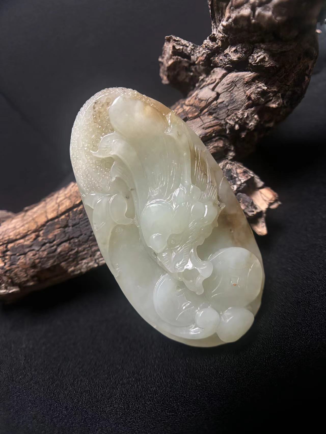 【定制商品】天然玉石手把件