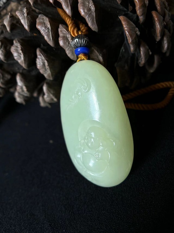 【定制商品】天然玉石手把件